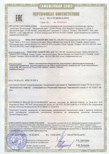 Выдан сертификат № RU С-TR.МБ06.В.00043